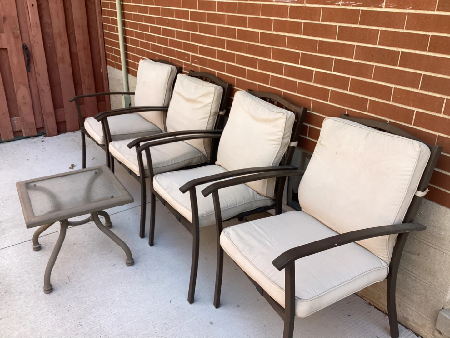 Patio Chairs and Table Set