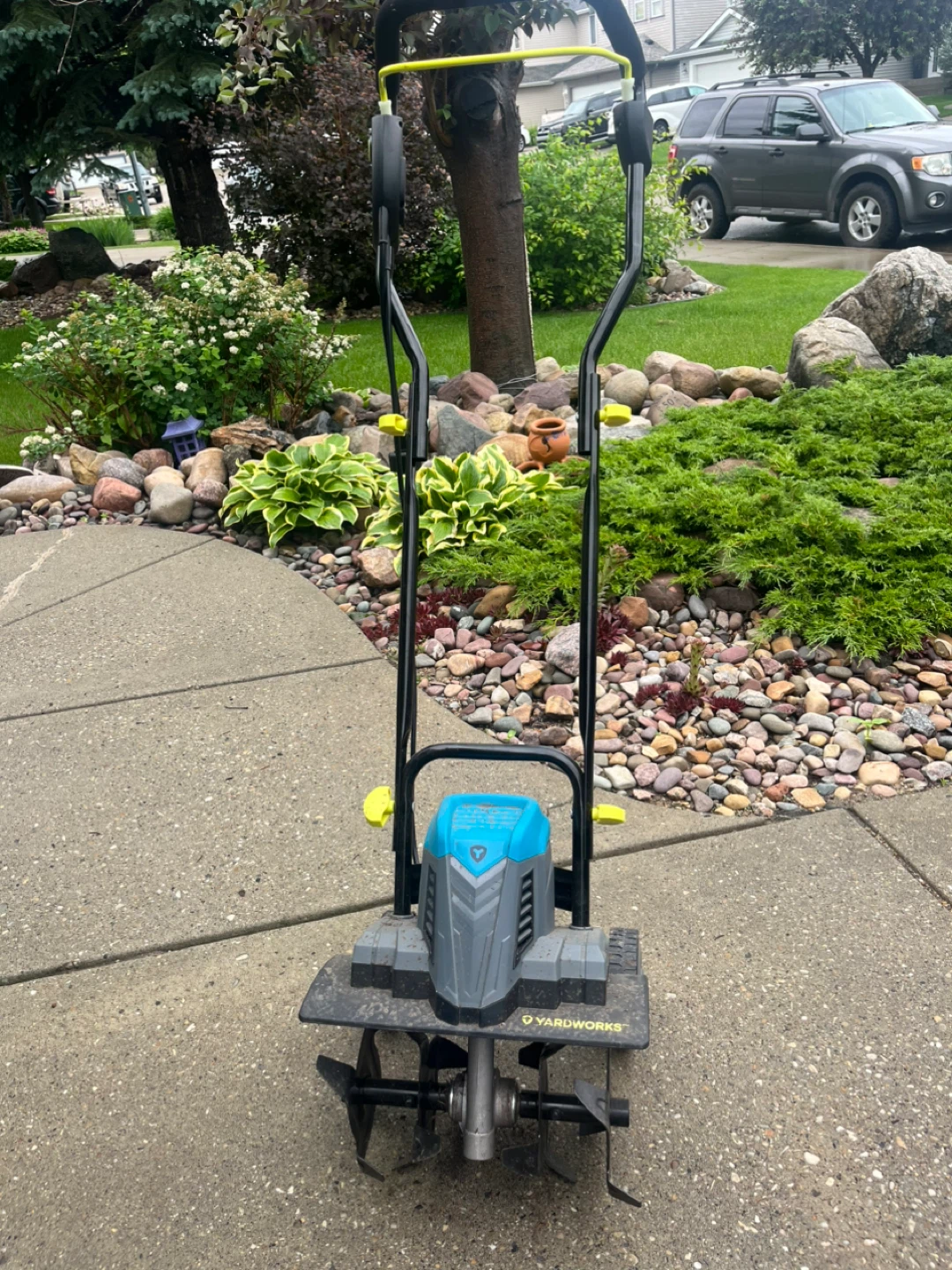 Electric Yardworks Tiller