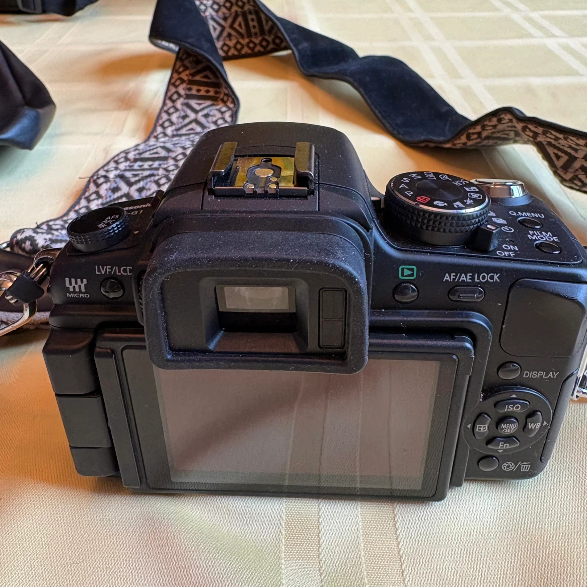 Panasonic Camera with extra lens and bag