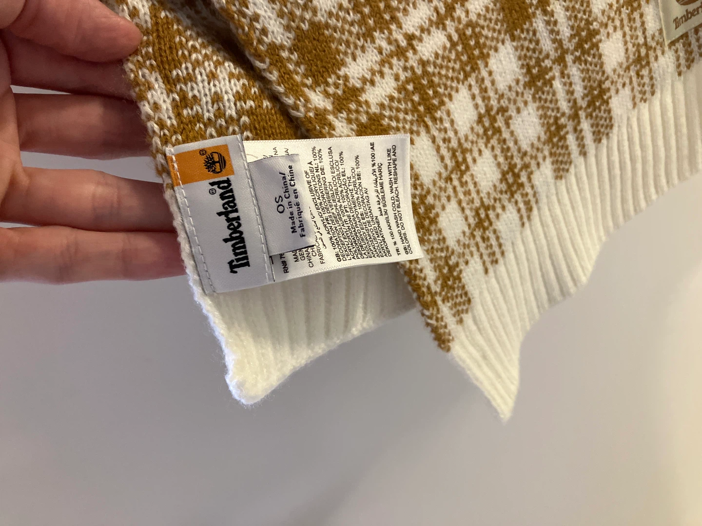 Timberland Plaid Scarf - photo 3