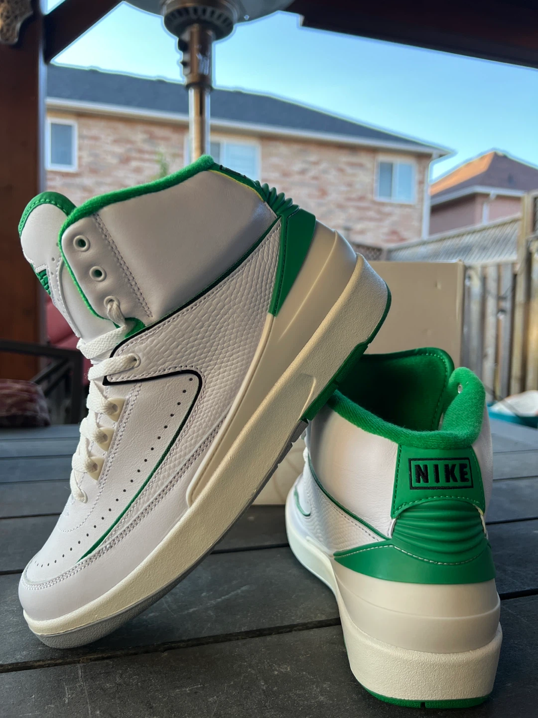Air Jordan 2 Retro White Green - photo 3