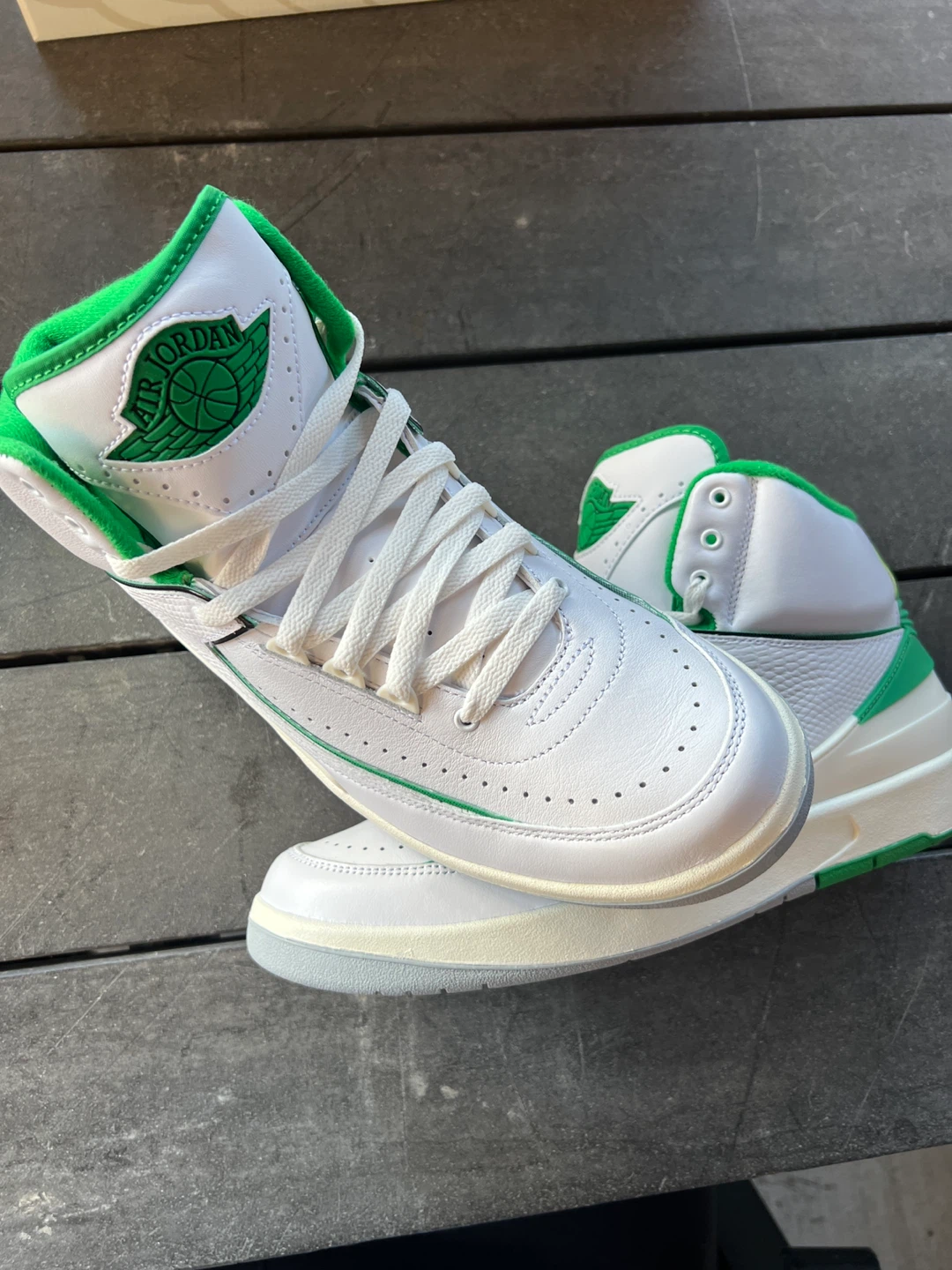 Air Jordan 2 Retro White Green - photo 5