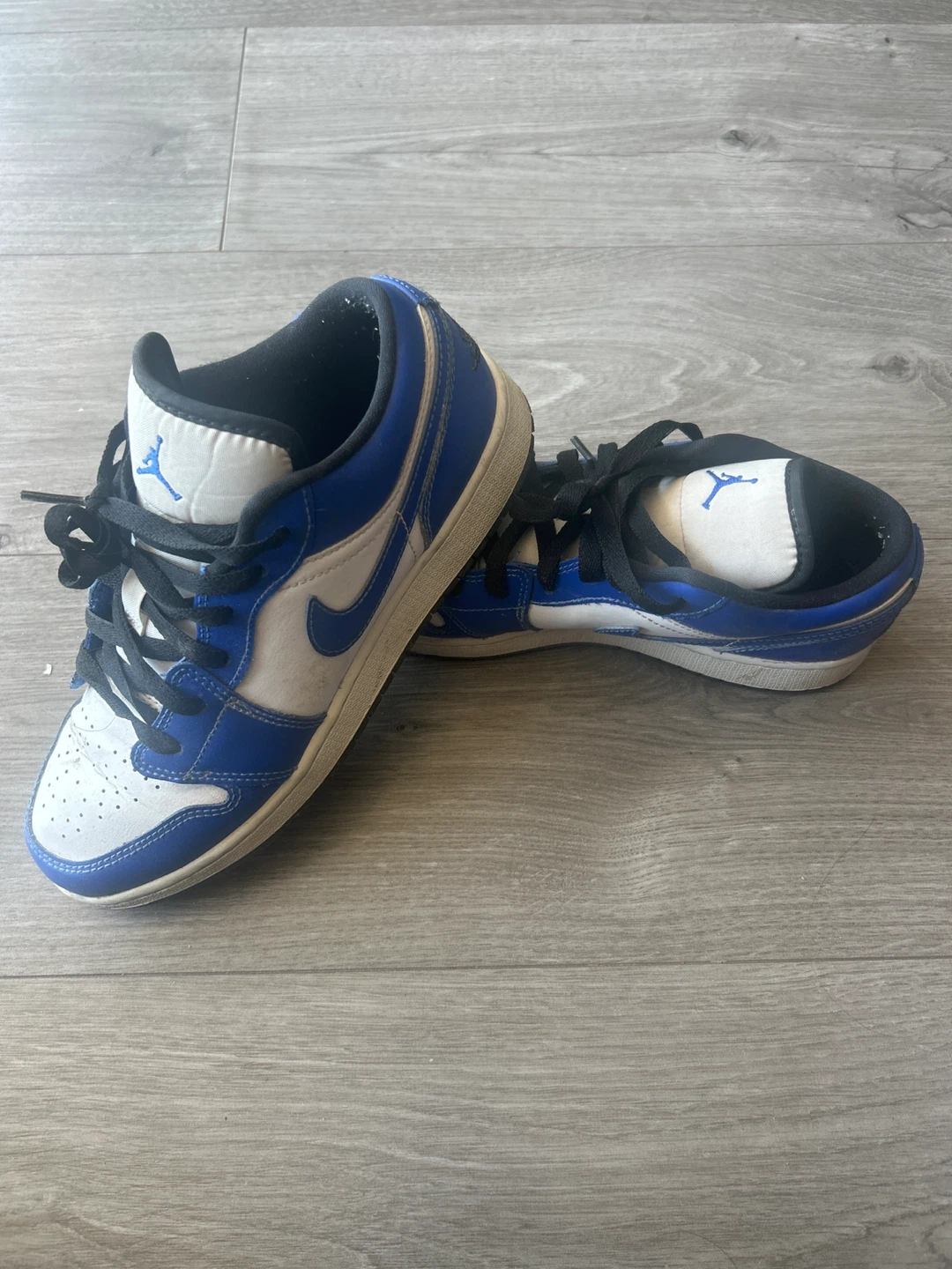 Air Jordan 1 Low Royal Blue White Sneakers