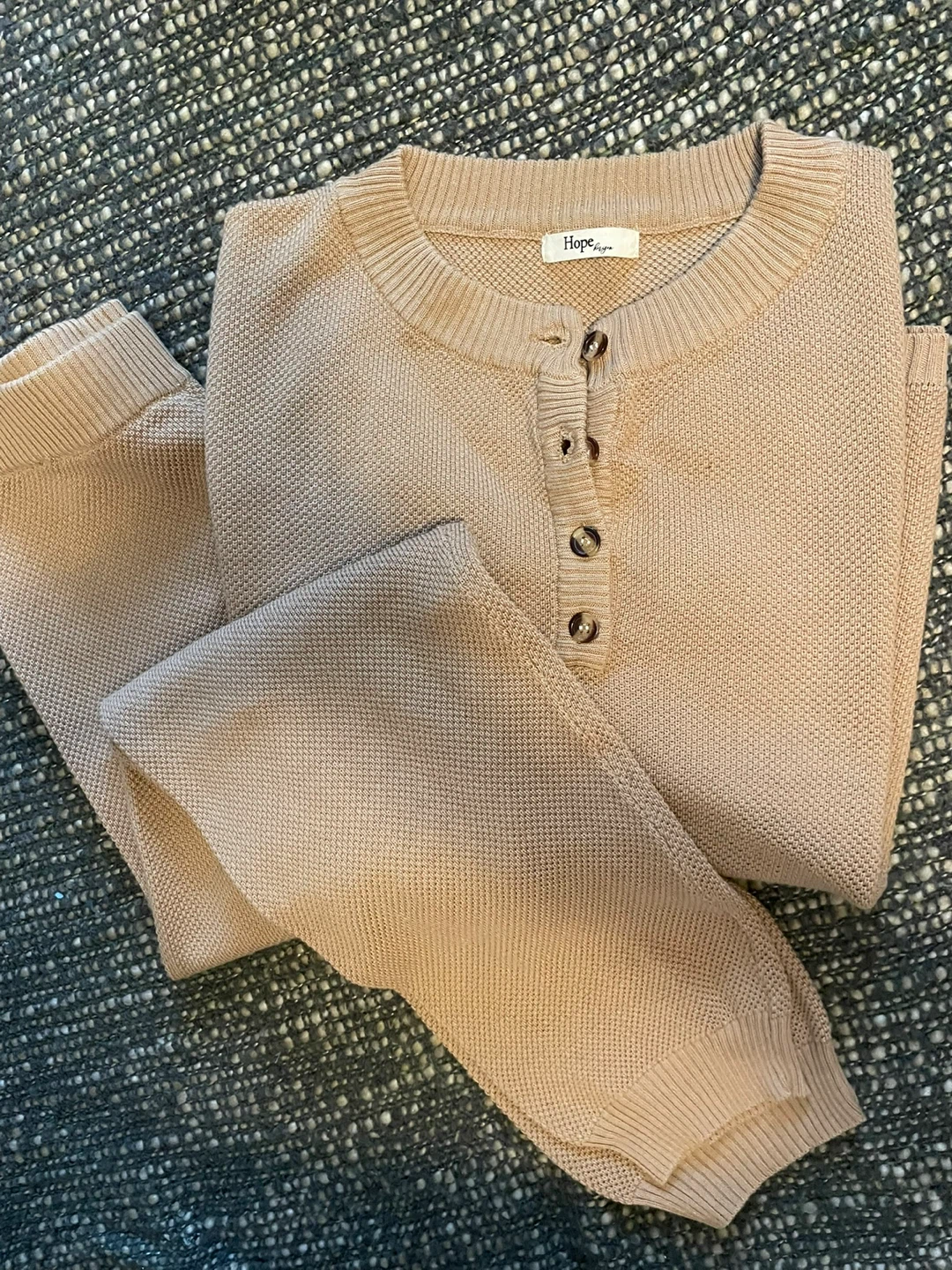 Hope & Ivy Knit Set - Tan