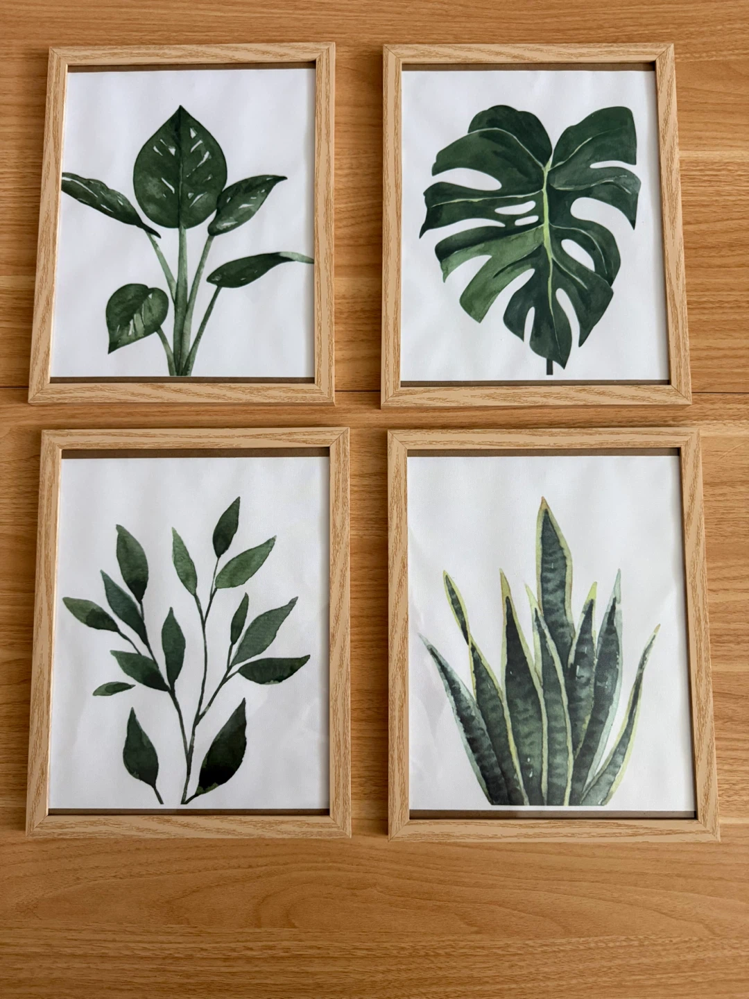 New Set of 4 Botanical Wall Art Prints
