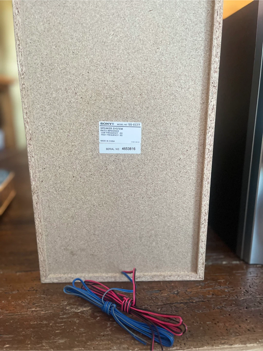 Sony SS-EC77 Speaker System - photo 5