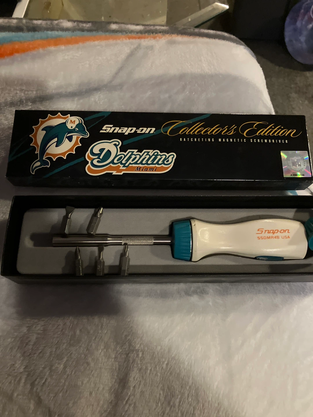 Snap-on Miami Dolphins Ratcheting Magnetic Screwdriver - photo 2