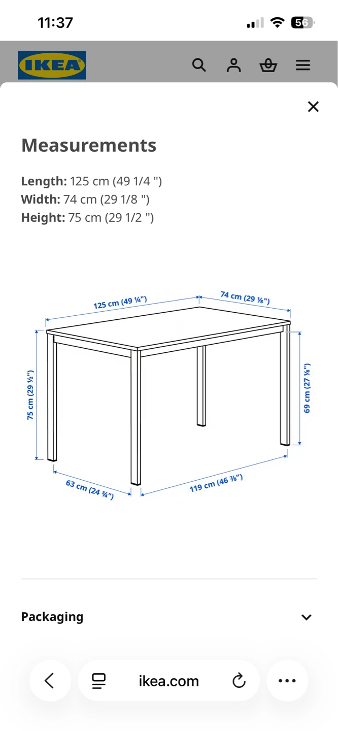 IKEA White Desk