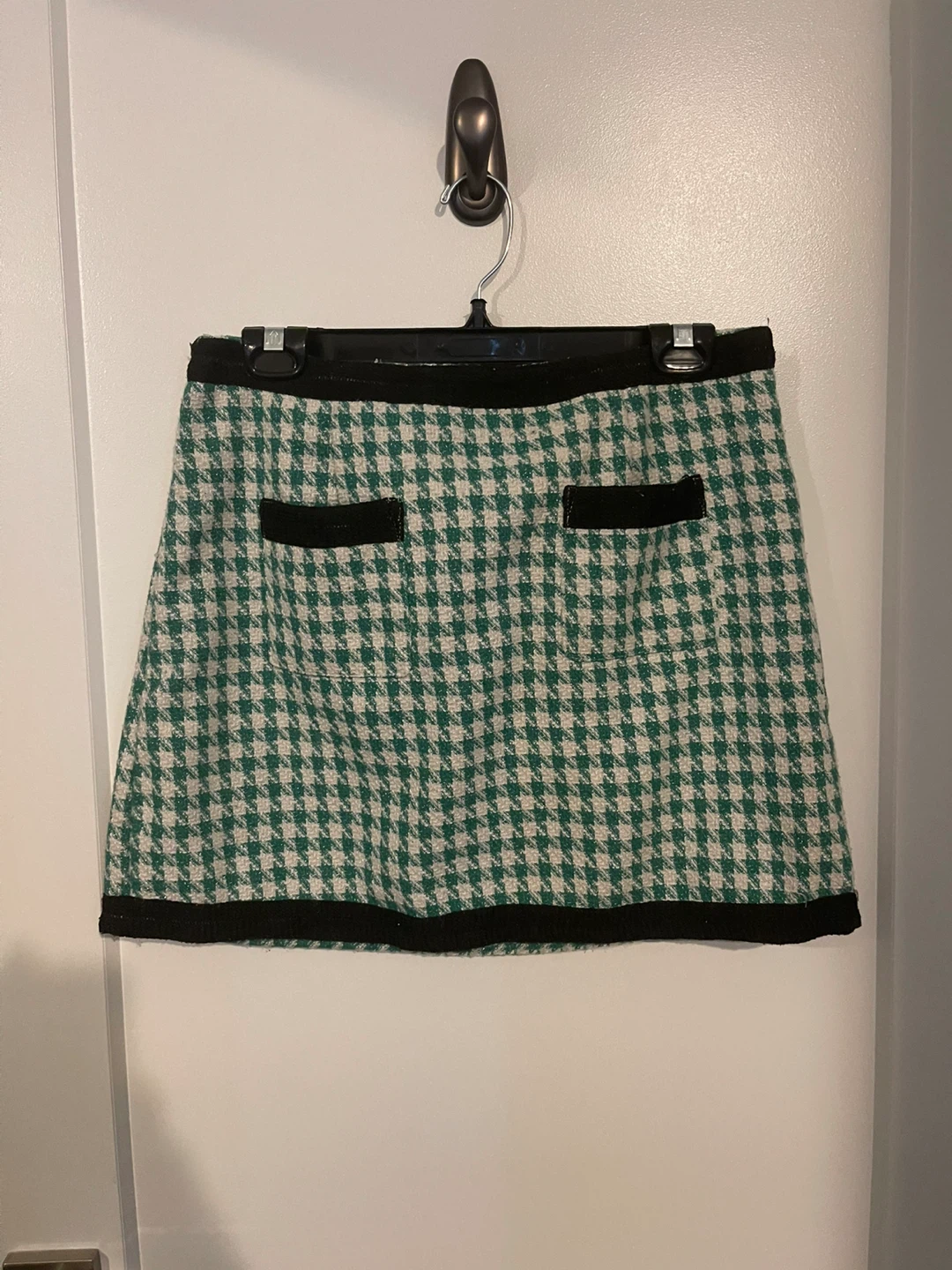 Cider Houndstooth Mini Skirt and vest Set - photo 2