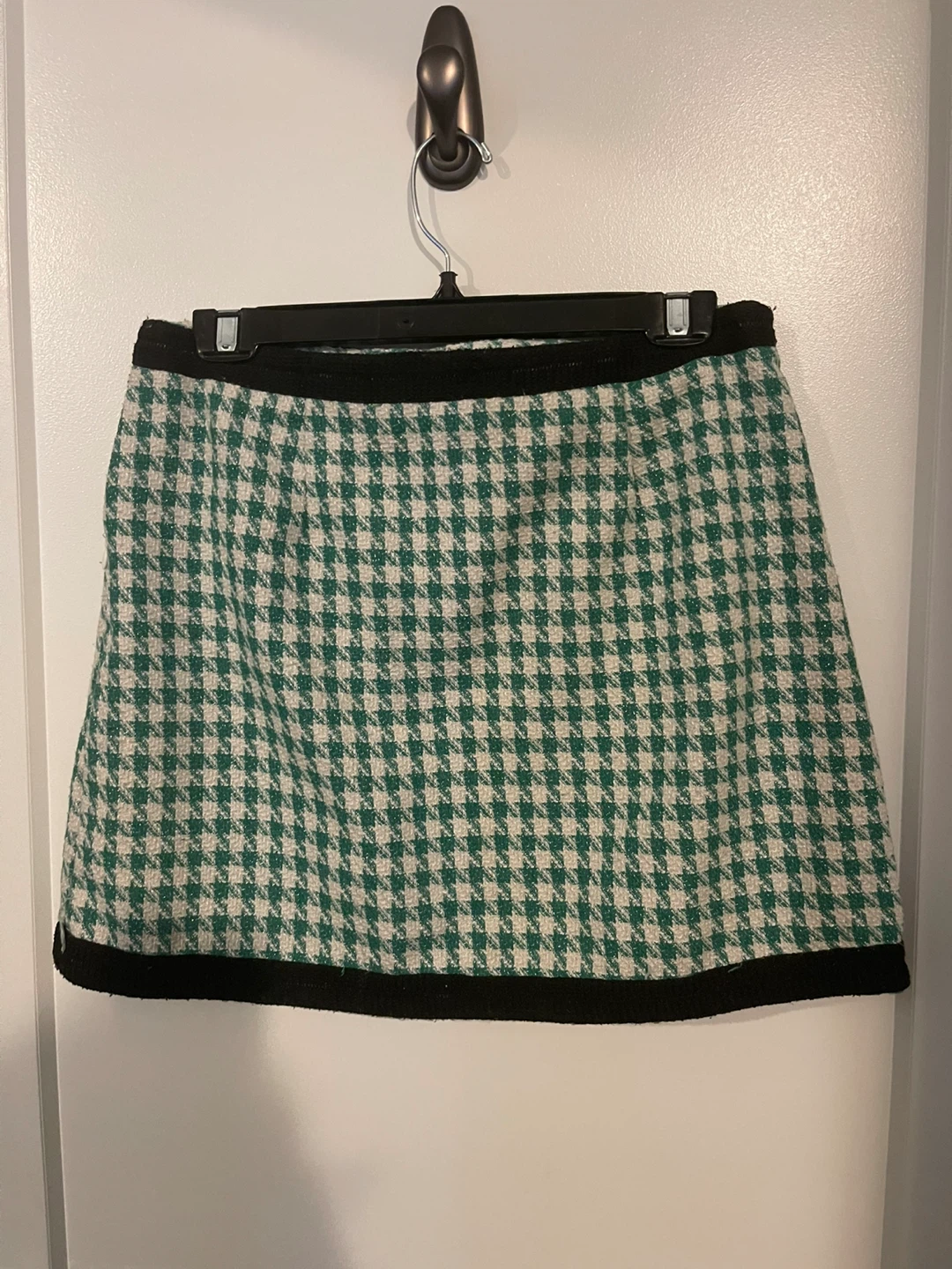 Cider Houndstooth Mini Skirt and vest Set - photo 3
