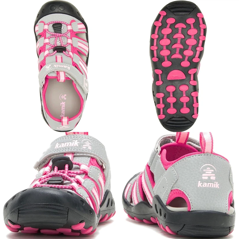 Kamik Kids Crab Sandals Girls Size 4 Closed-Toe Water Sandal NEW - photo 2