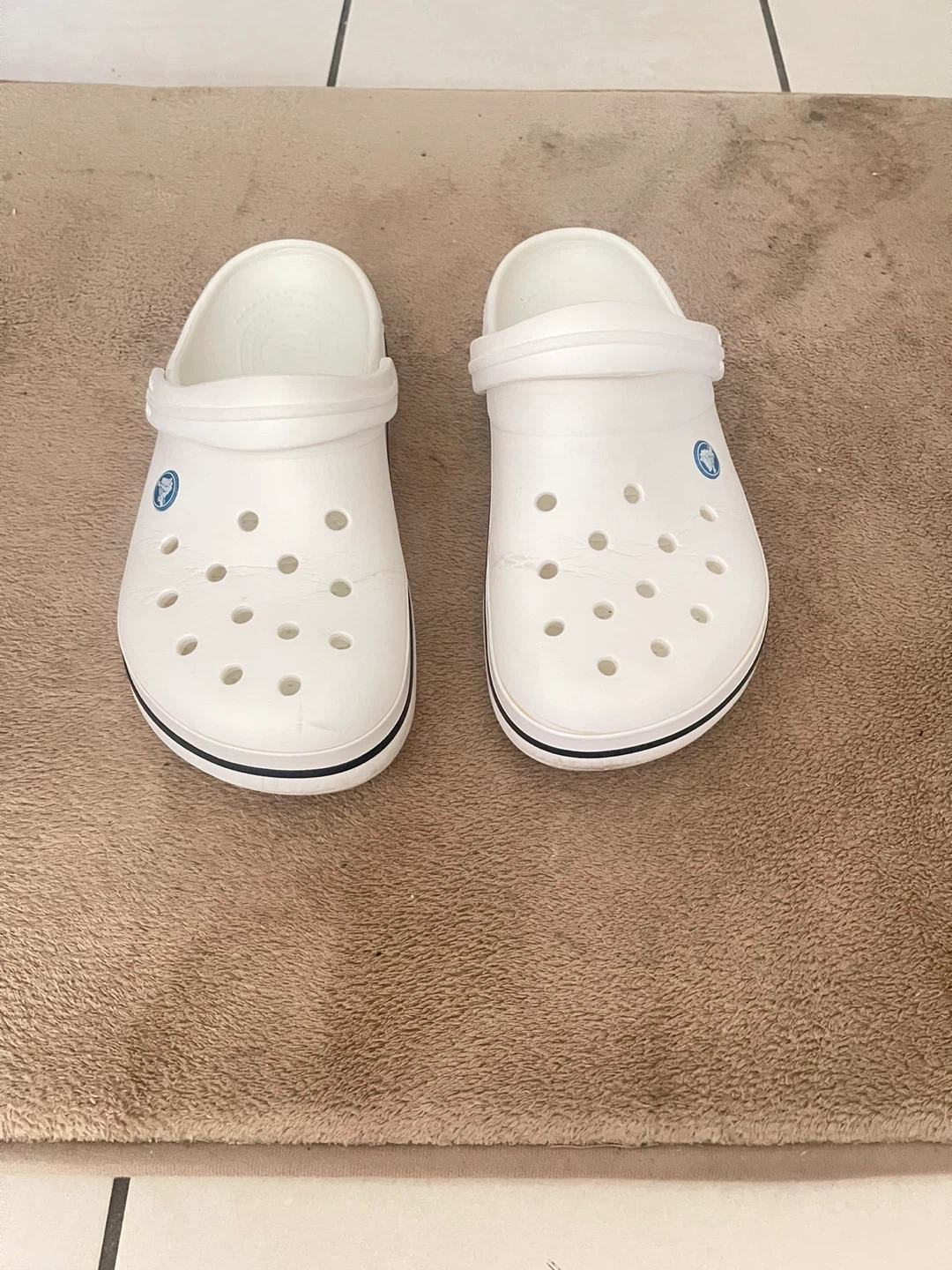 White Crocs Clogs  Men’s - photo 2