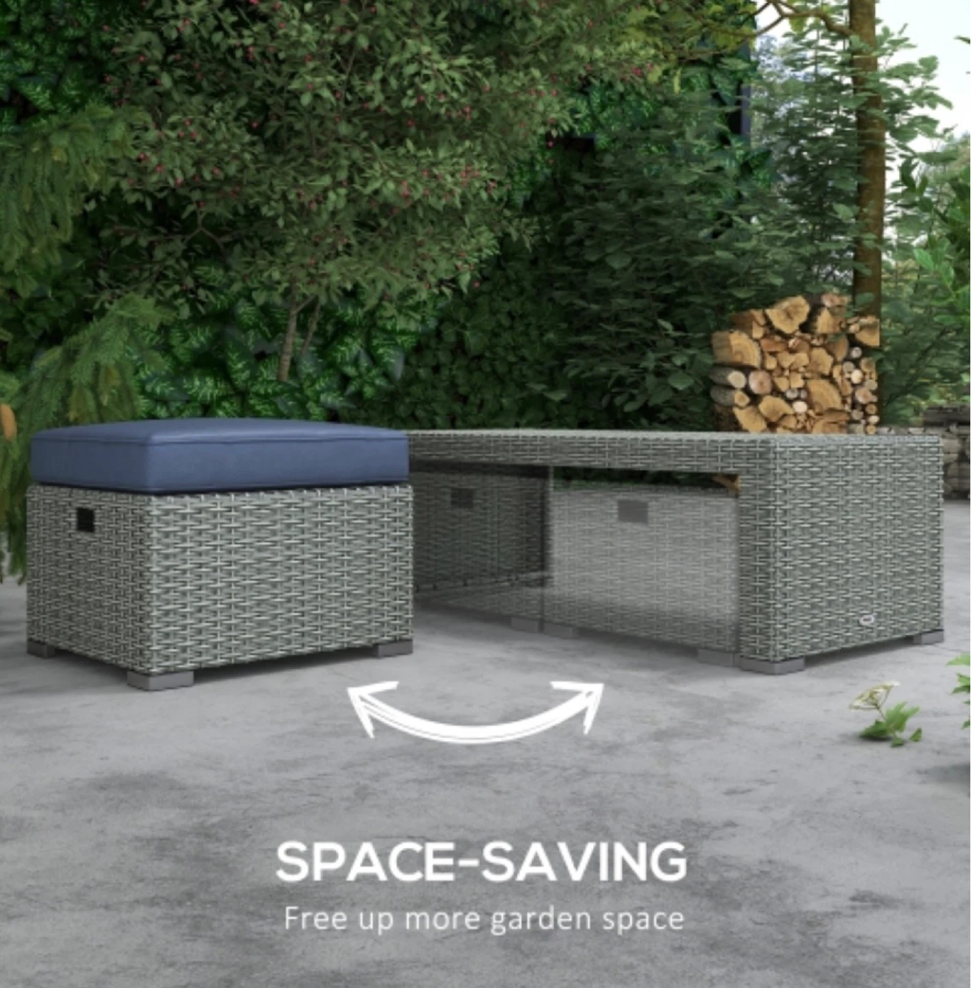 New 3 Pieces From Outsunny Patio Furniture - photo 4