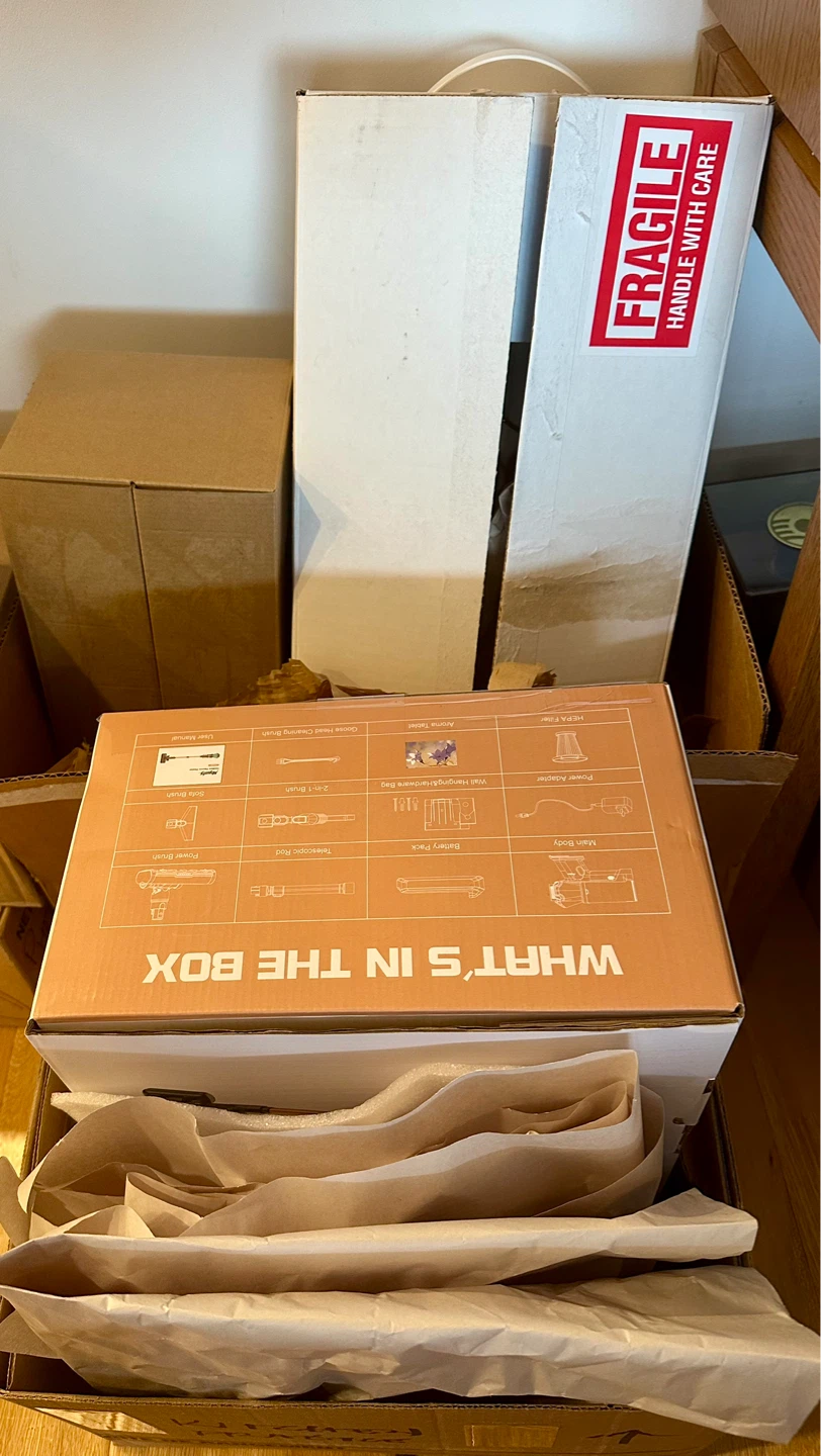 Used Assorted boxes & packing paper - photo 3