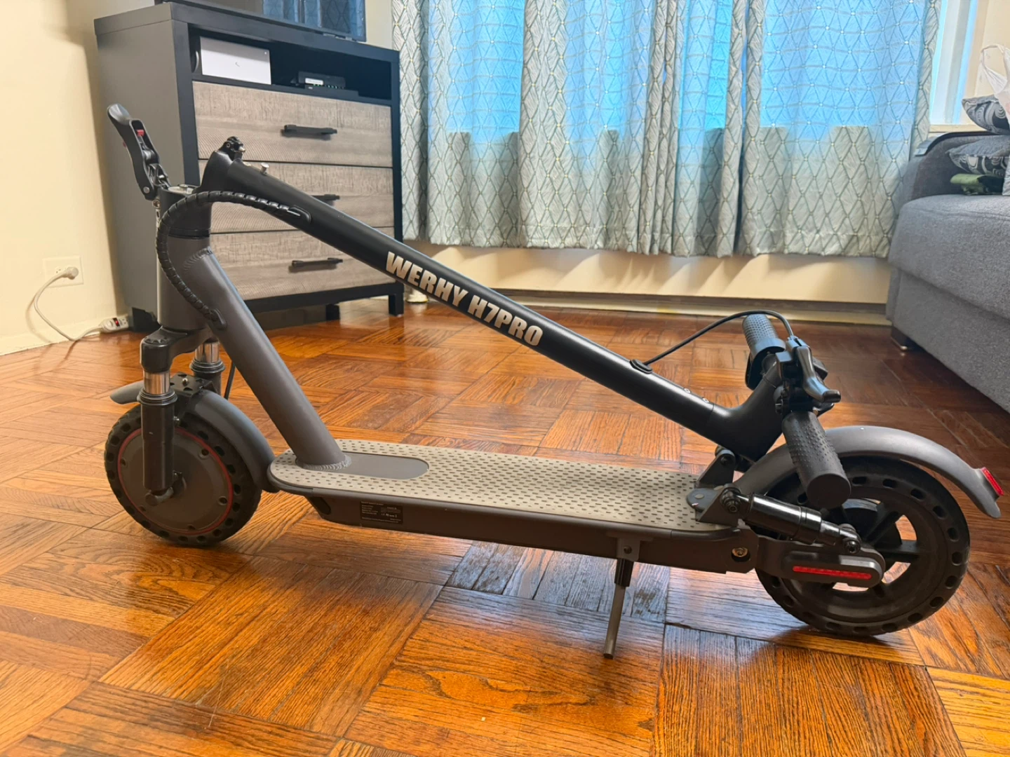 This is WERHY H7PRO  Double Suspension Electric Scooter