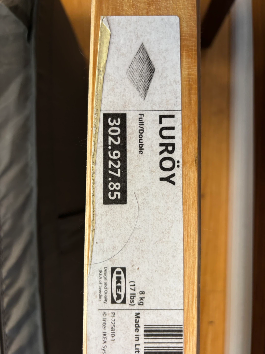 IKEA Double Bed Frame Full + 10” mattress (6months used) - photo 5