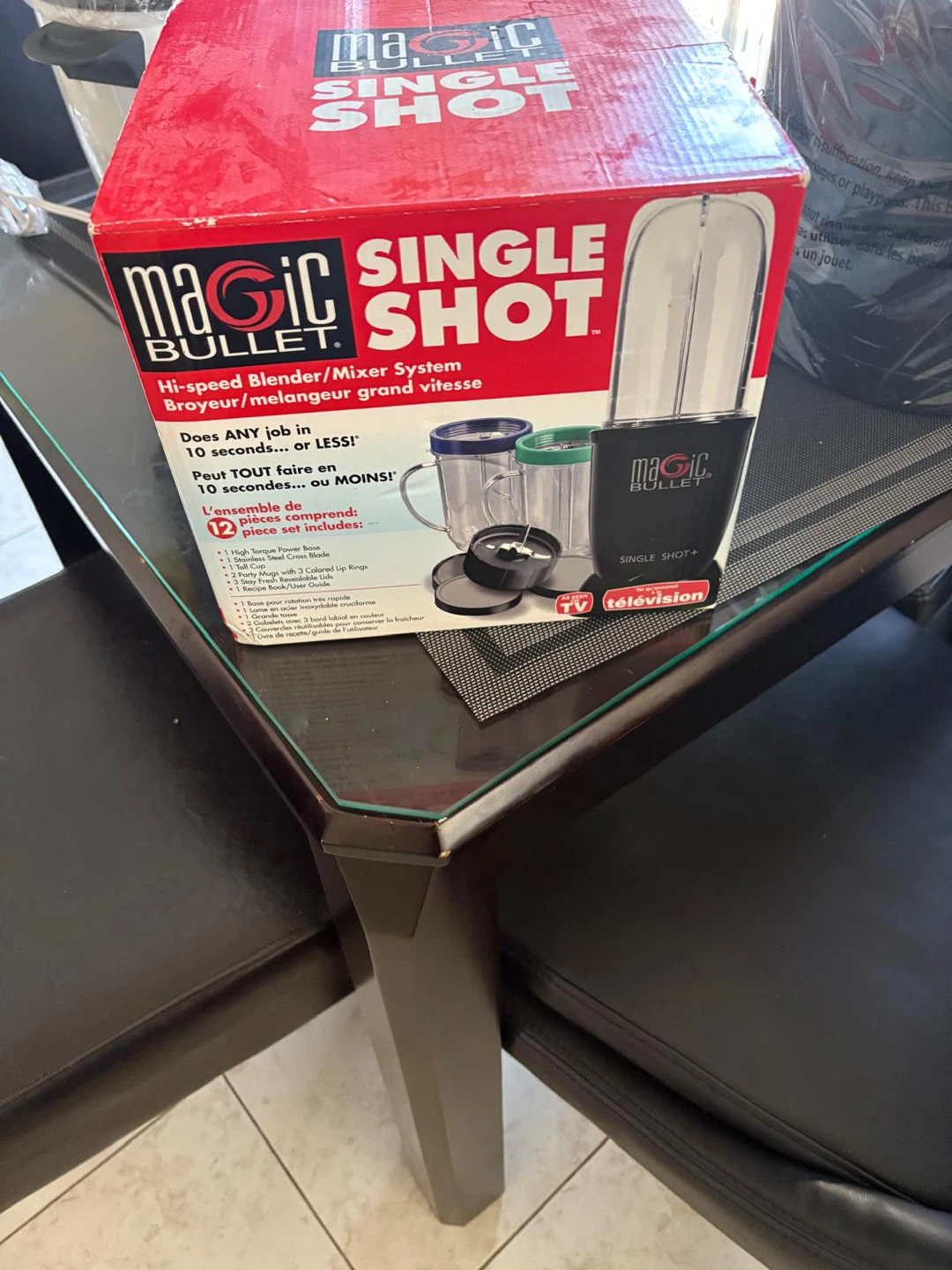 BNIB Magic Bullet Single Shot Hi-speed Blender/Mixer System