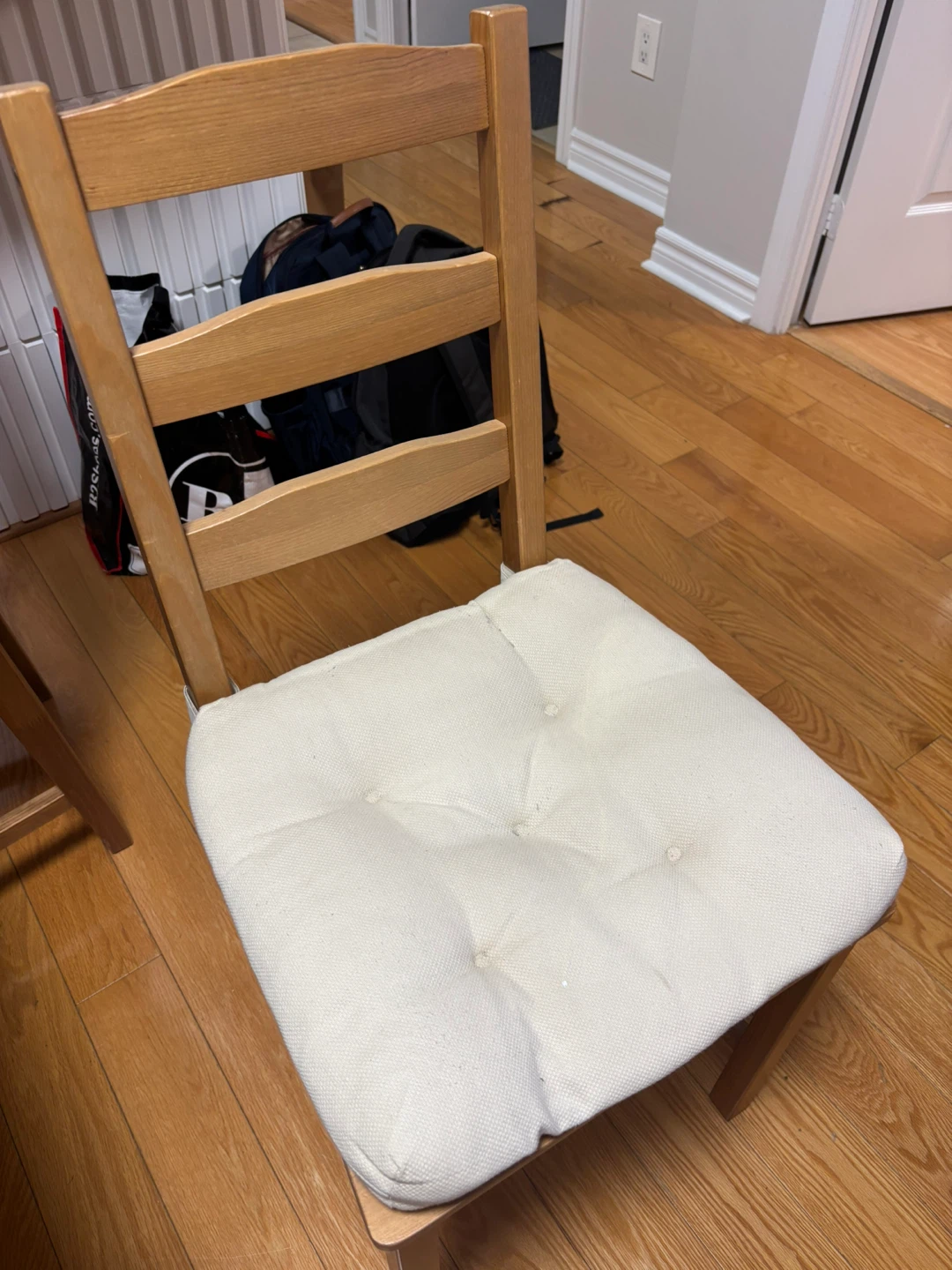 IKEA Wooden Dining Table Set with 4 Chairs - photo 4