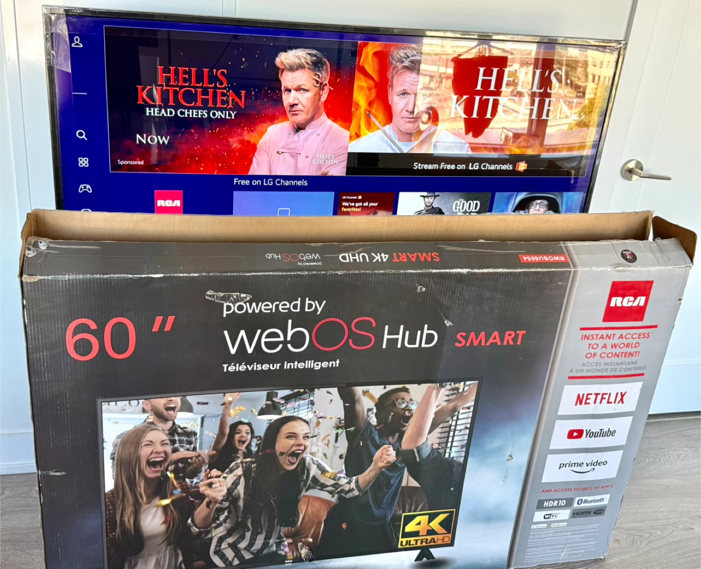 RCA 60" Smart 4K UHD WebOS Hub TV