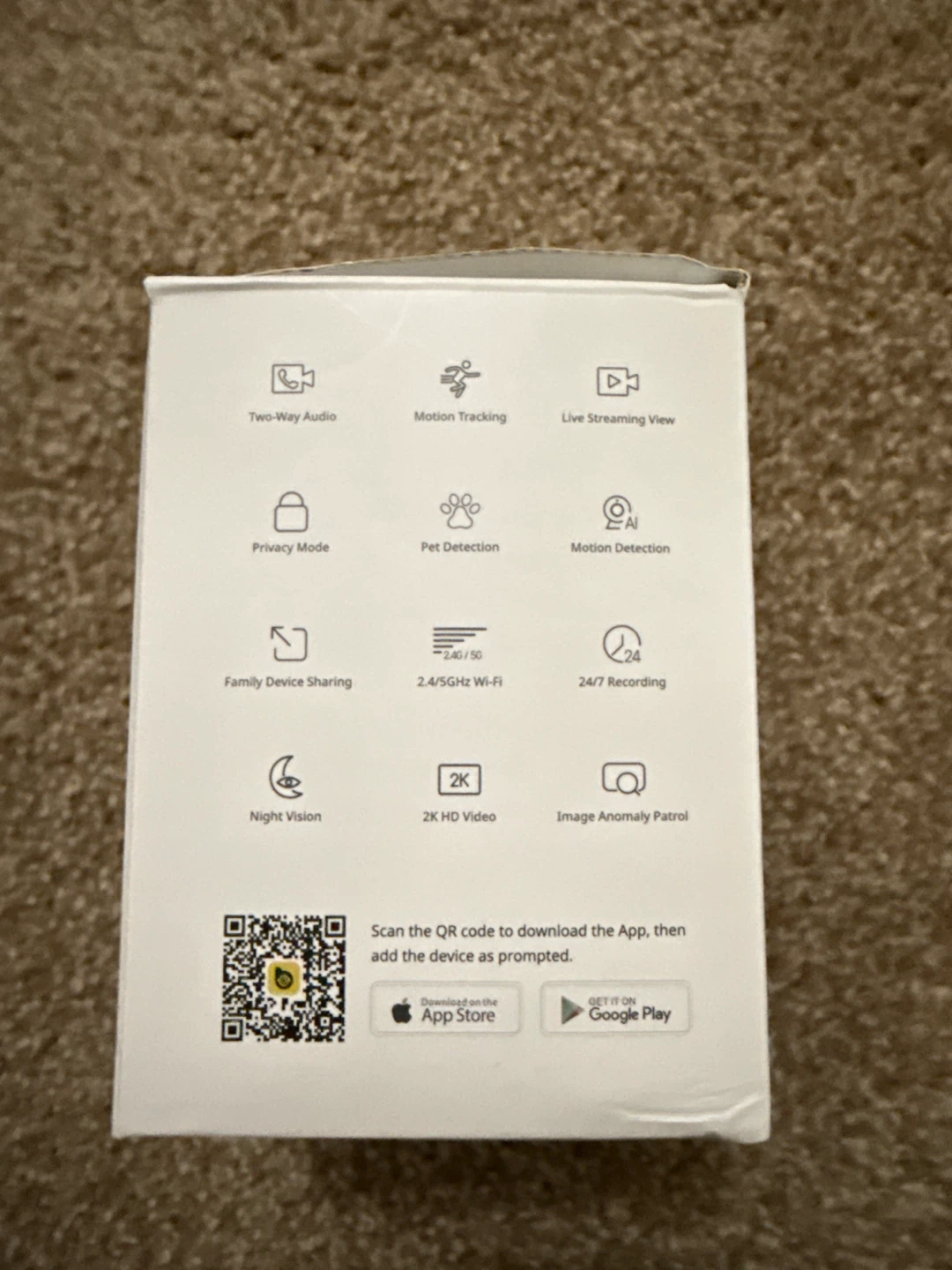 BoyKeep K30 Indoor 2K Pan Tilt WiFi Smart Camera - photo 2