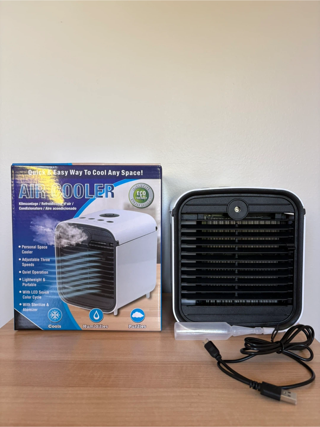 Portable Air Cooler w/ Mist (Brand New)