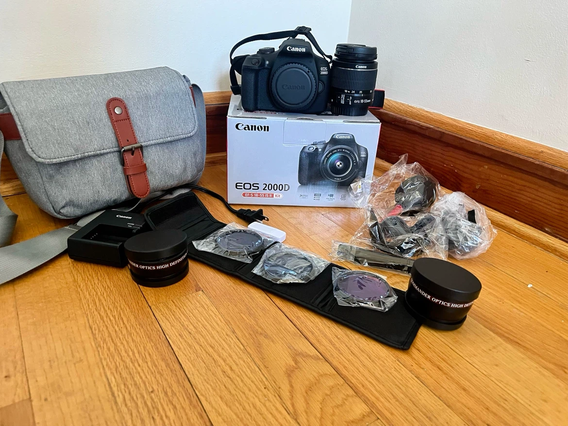 Canon EOS 2000D DSLR Camera Kit with EF-S 18-55mm Lens