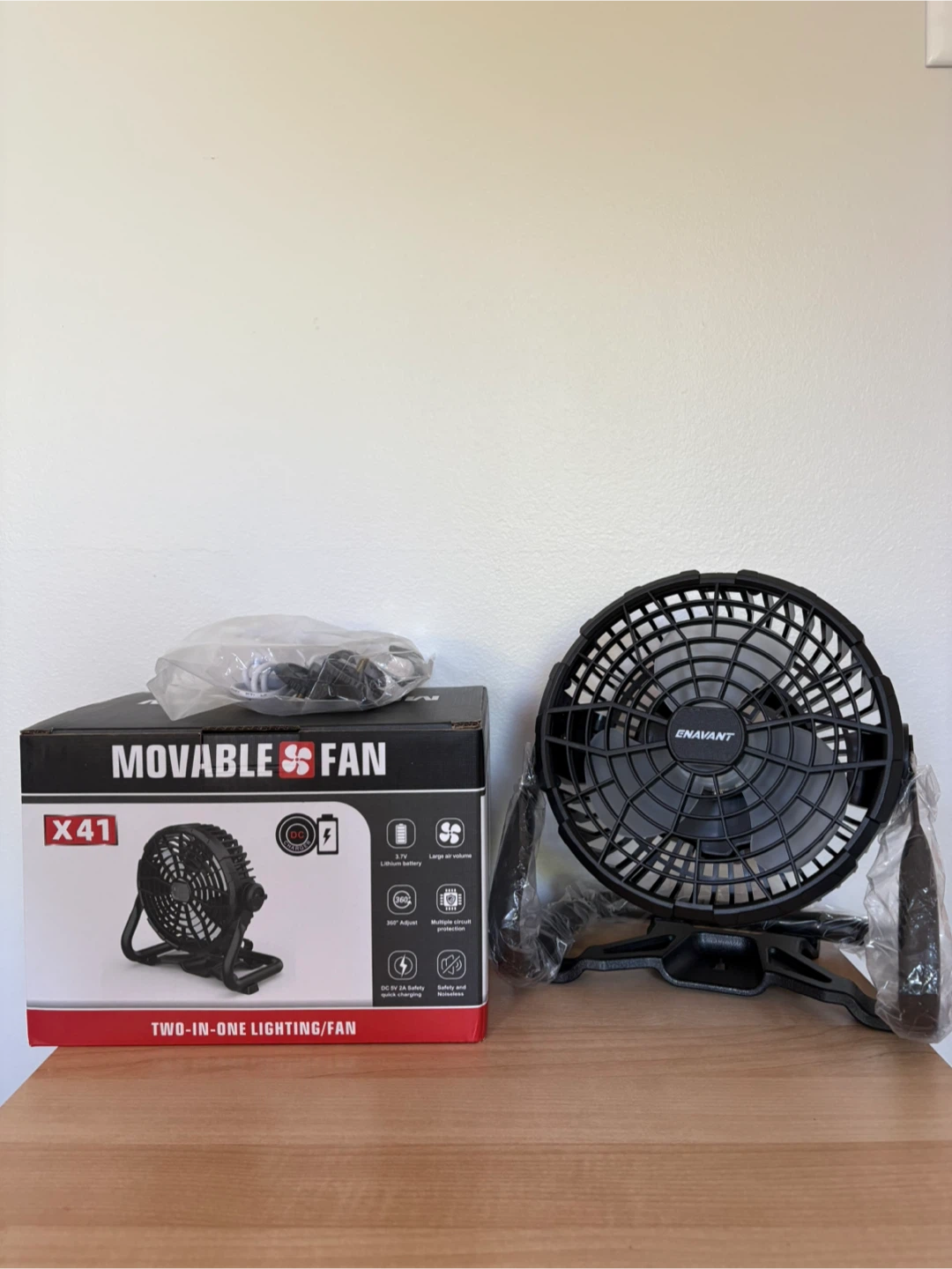 Portable Movable Fan (Brand New)