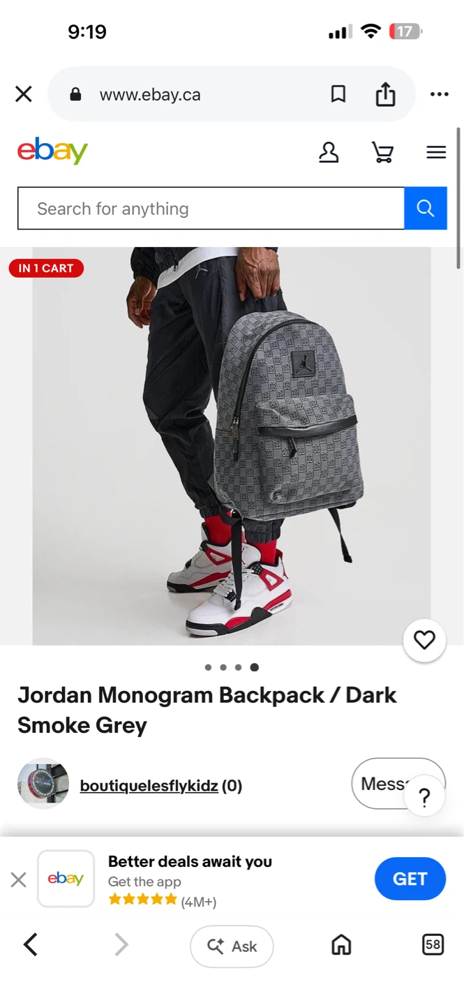Jordan Monogram Backpack - photo 4