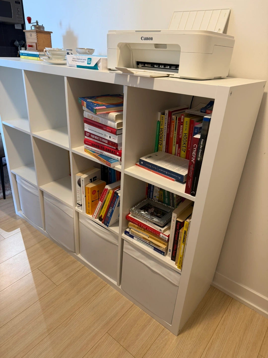 White Kallax Shelf Unit 3x4 - photo 3