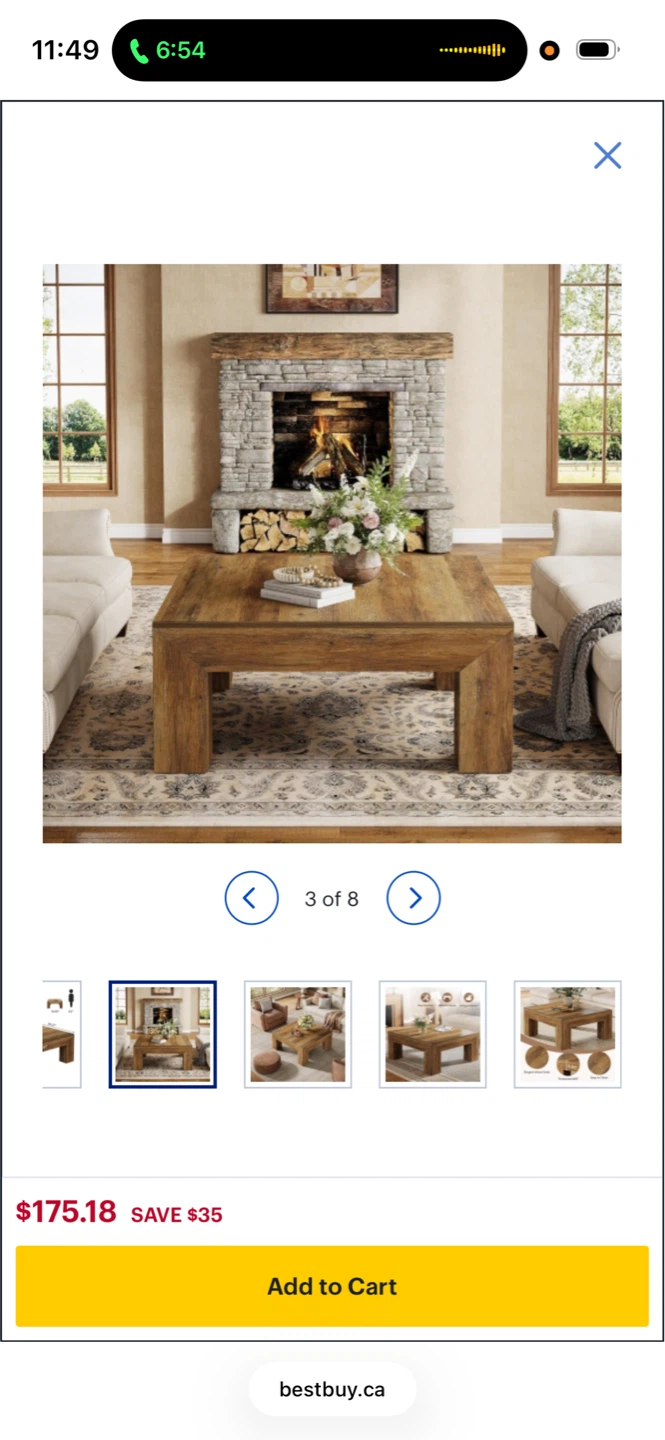 Brand new Square Wood Coffee Table- delivery available - photo 2