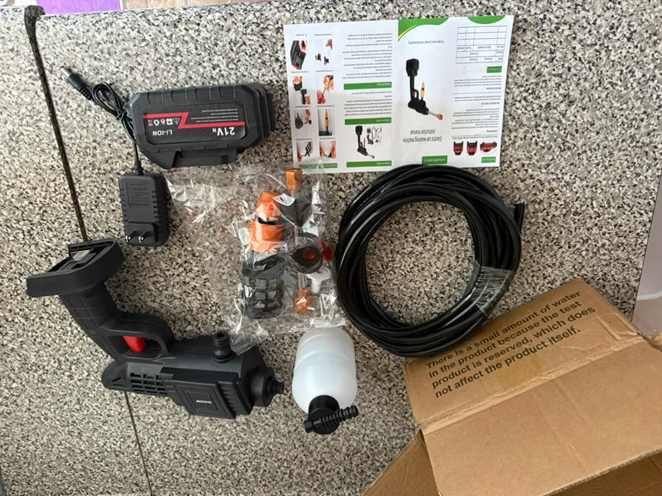 Electric Car Washing Machine with 21V Battery
