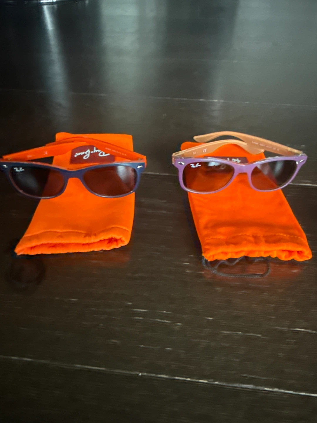 Ray-Ban Sunglasses - orange  and Purple