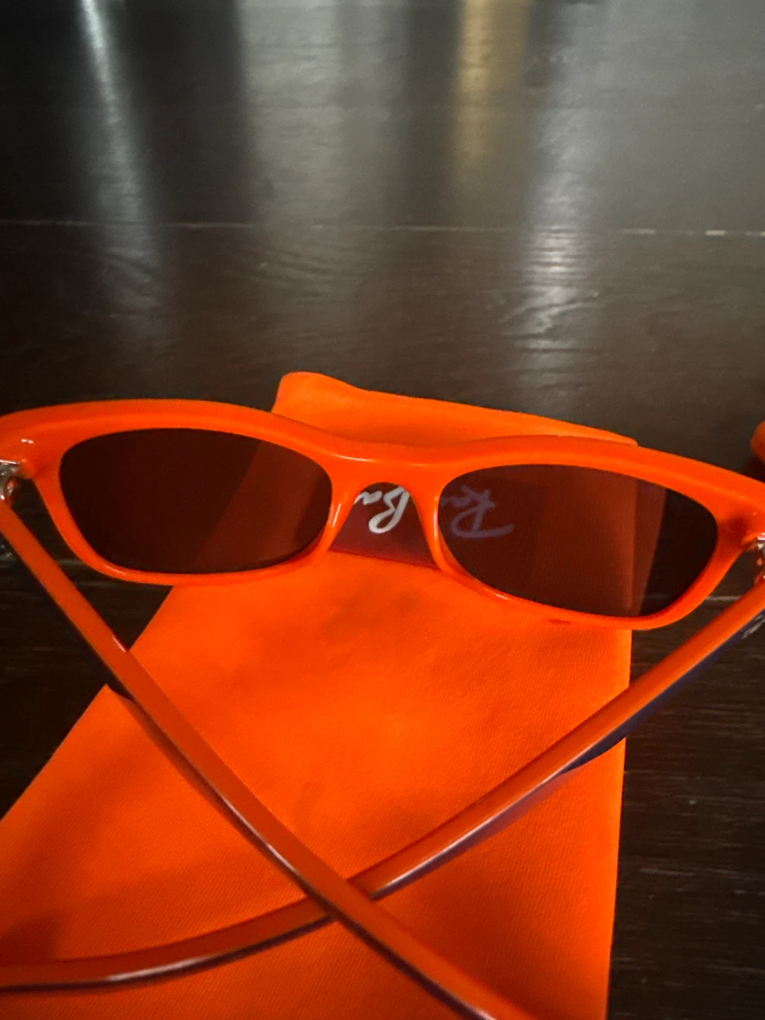 Ray-Ban Sunglasses - orange  and Purple - photo 3