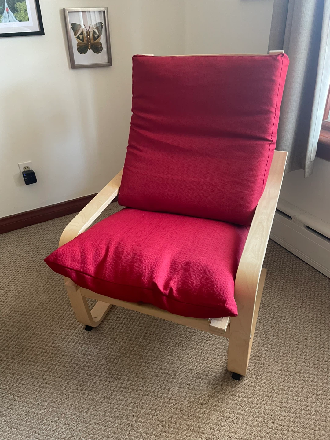 IKEA Poäng Armchair - Red