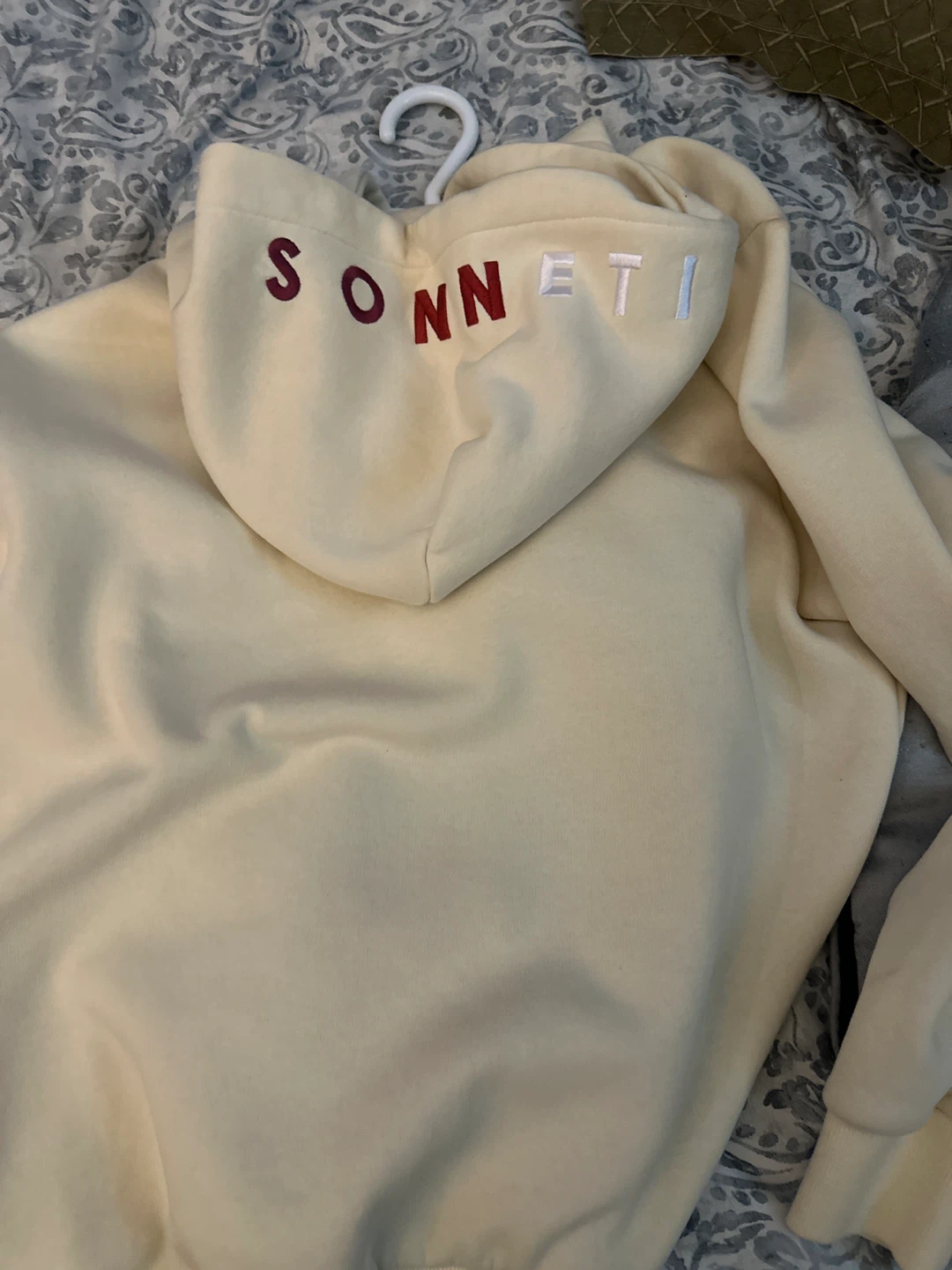Sonnet London Cream Hoodie and Sweatpants Set - photo 2