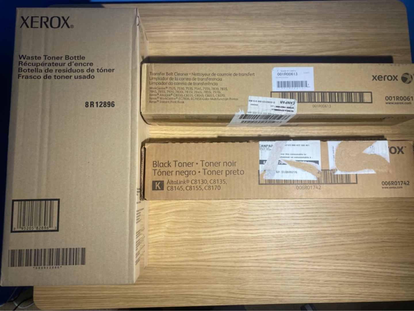 Unopened/Sealed Xerox Toner Cartridges and Waste Toner Bottle - photo 2