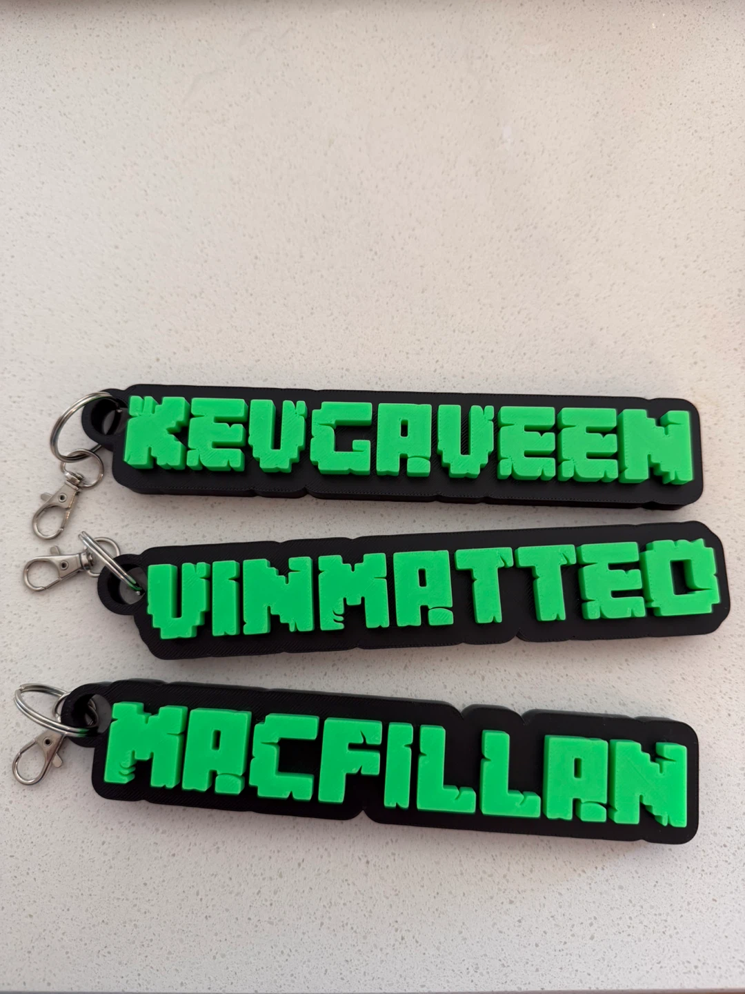 Custom Name Keychains