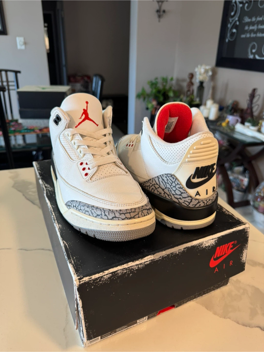 Air Jordan 3 White Cement Reimagined - Size 9.5M - photo 3