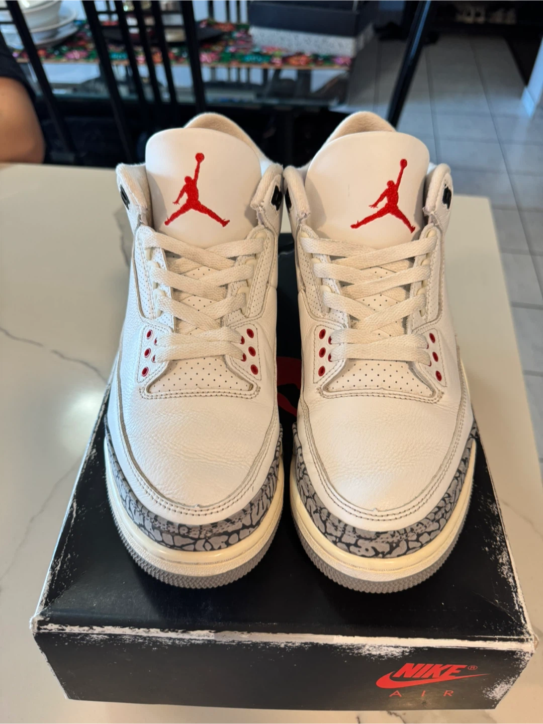 Air Jordan 3 White Cement Reimagined - Size 9.5M - photo 5