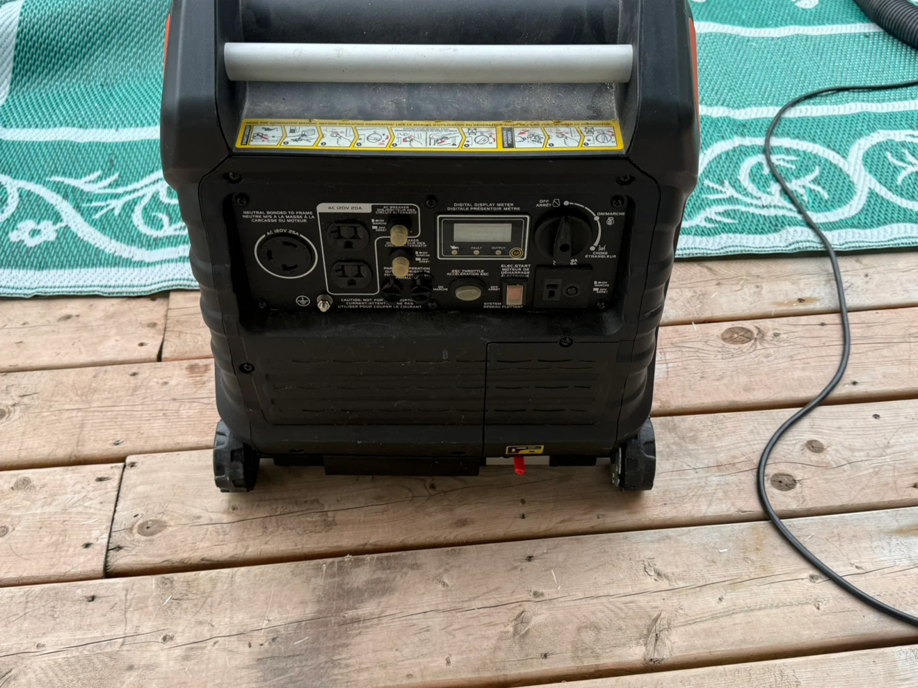 Echo Bear Cat IG3500E Generator