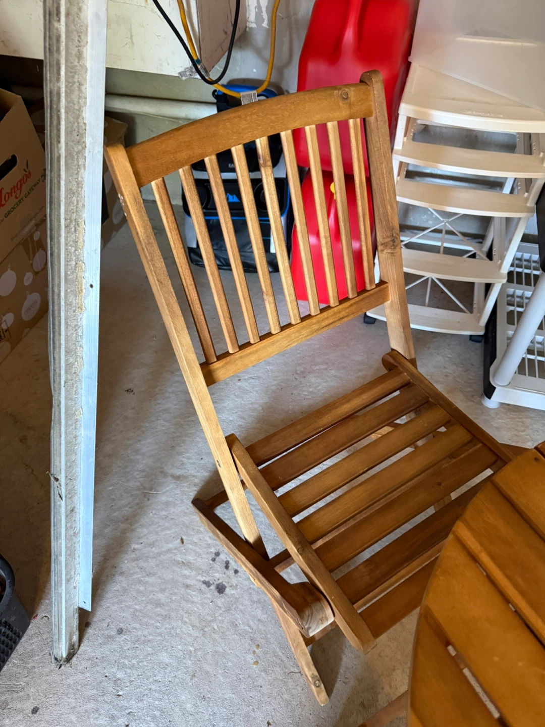 Wooden Folding Bistro Set - photo 3