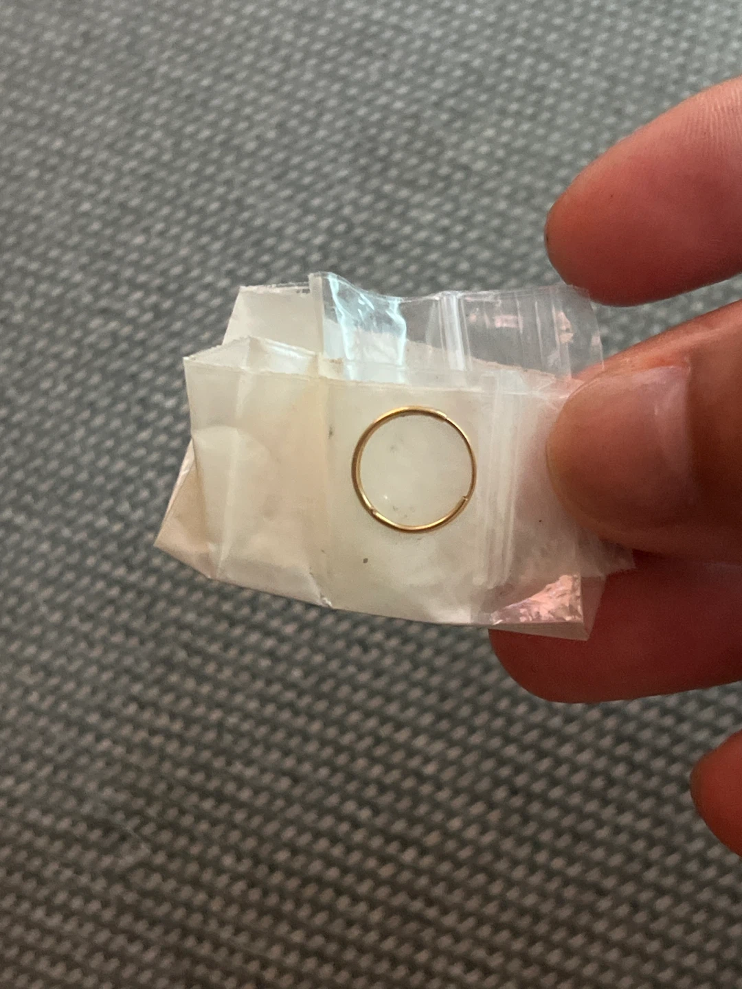 Gold Hoop Earring oro de 14k