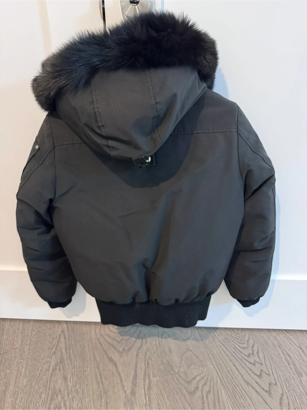 Moose Knuckles Bomber Jacket with Fur Hood - photo 3
