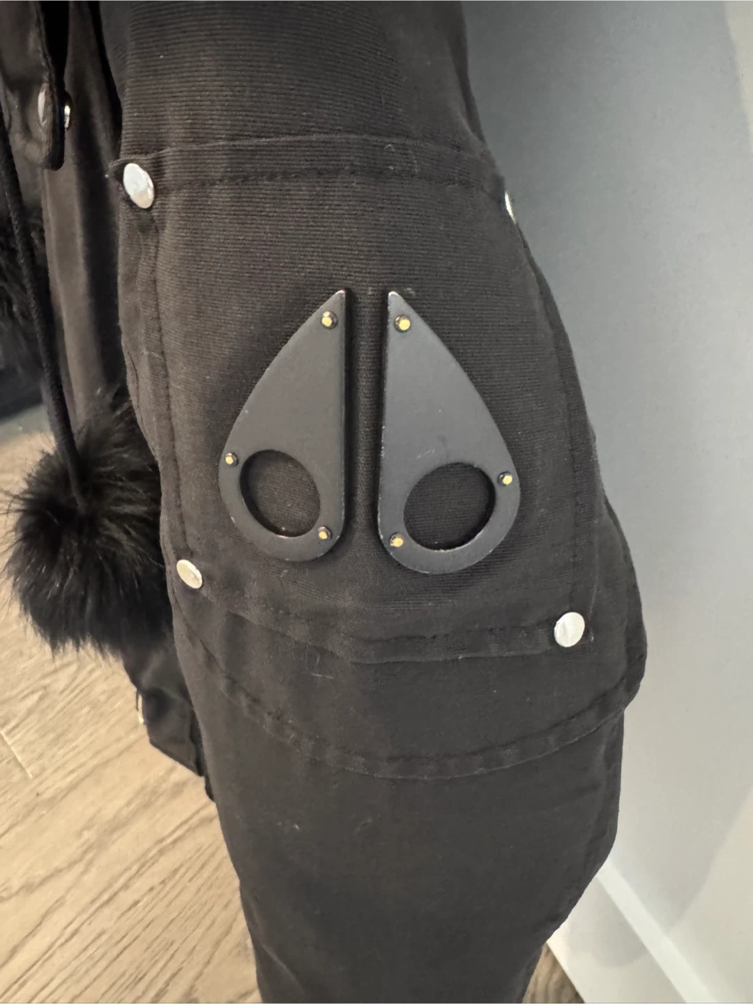 Moose Knuckles Bomber Jacket with Fur Hood - photo 4