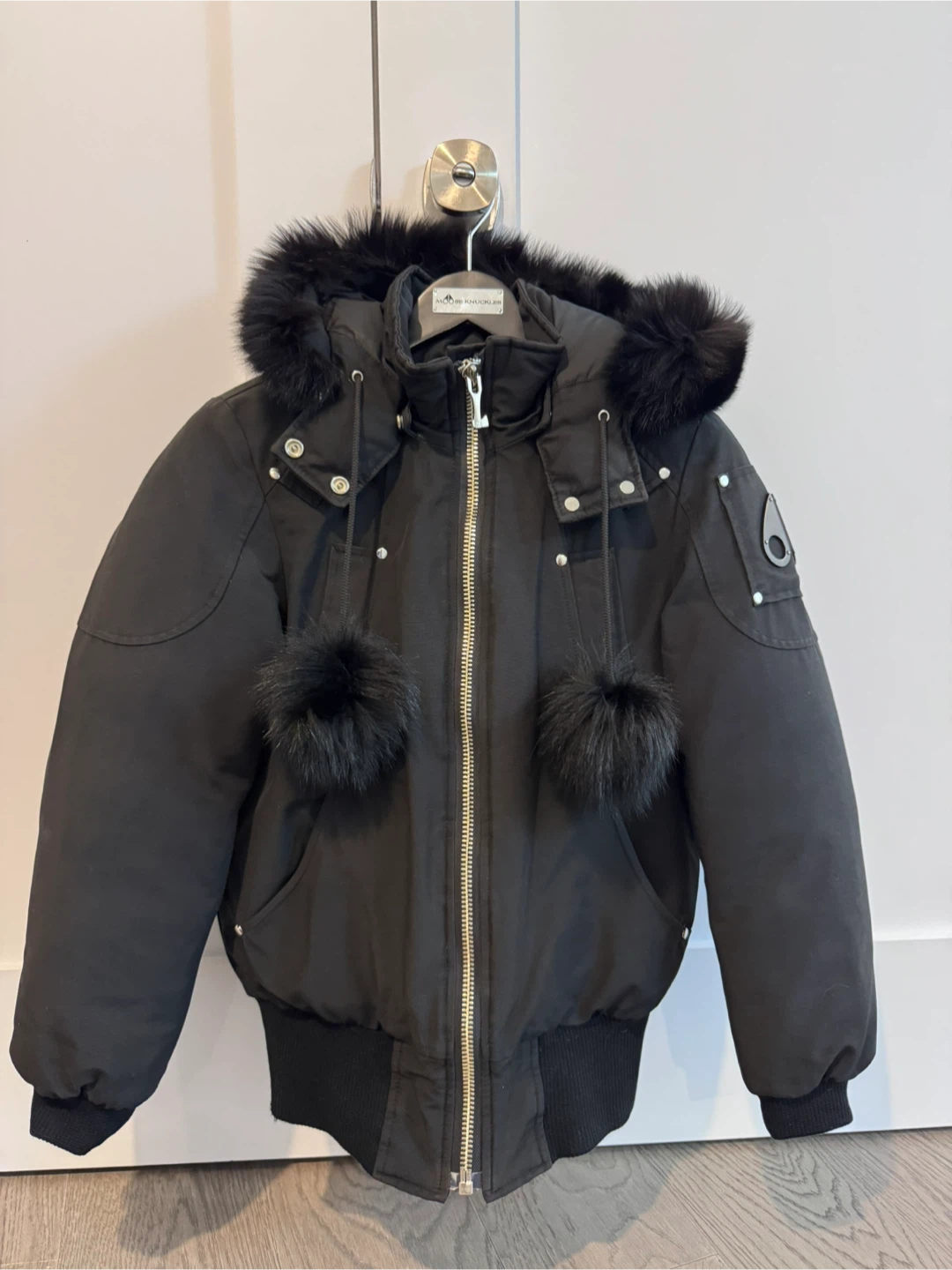 Moose Knuckles Bomber Jacket with Fur Hood - photo 5