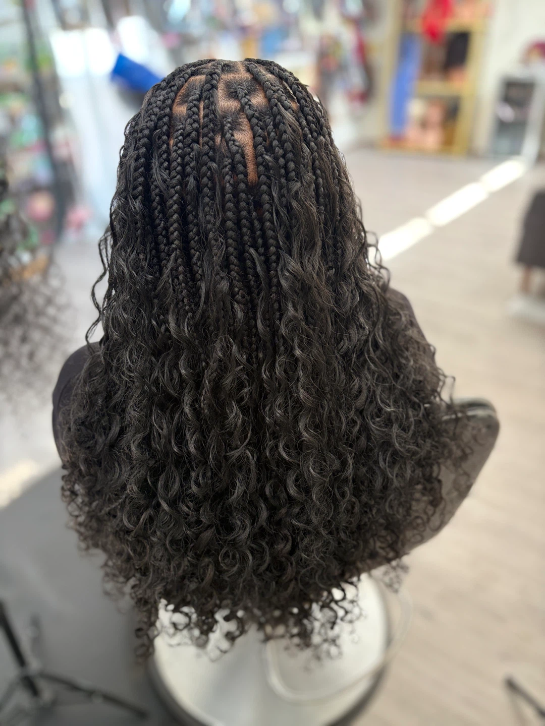 braids and hair install