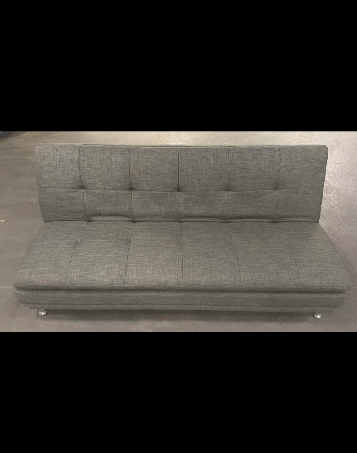 Grey Futon Sofa Bed