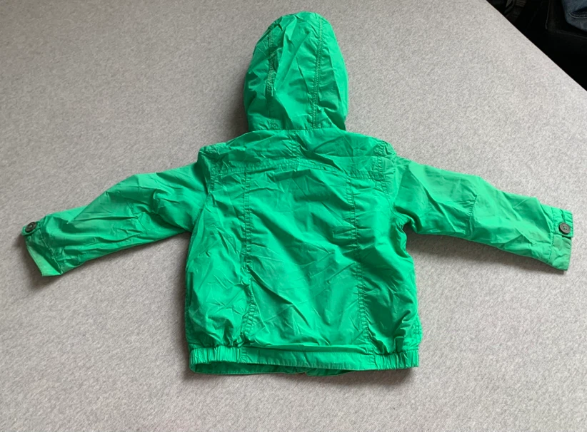 Baker Boy Kids Green Hooded Jacket Age 2-3 - photo 2