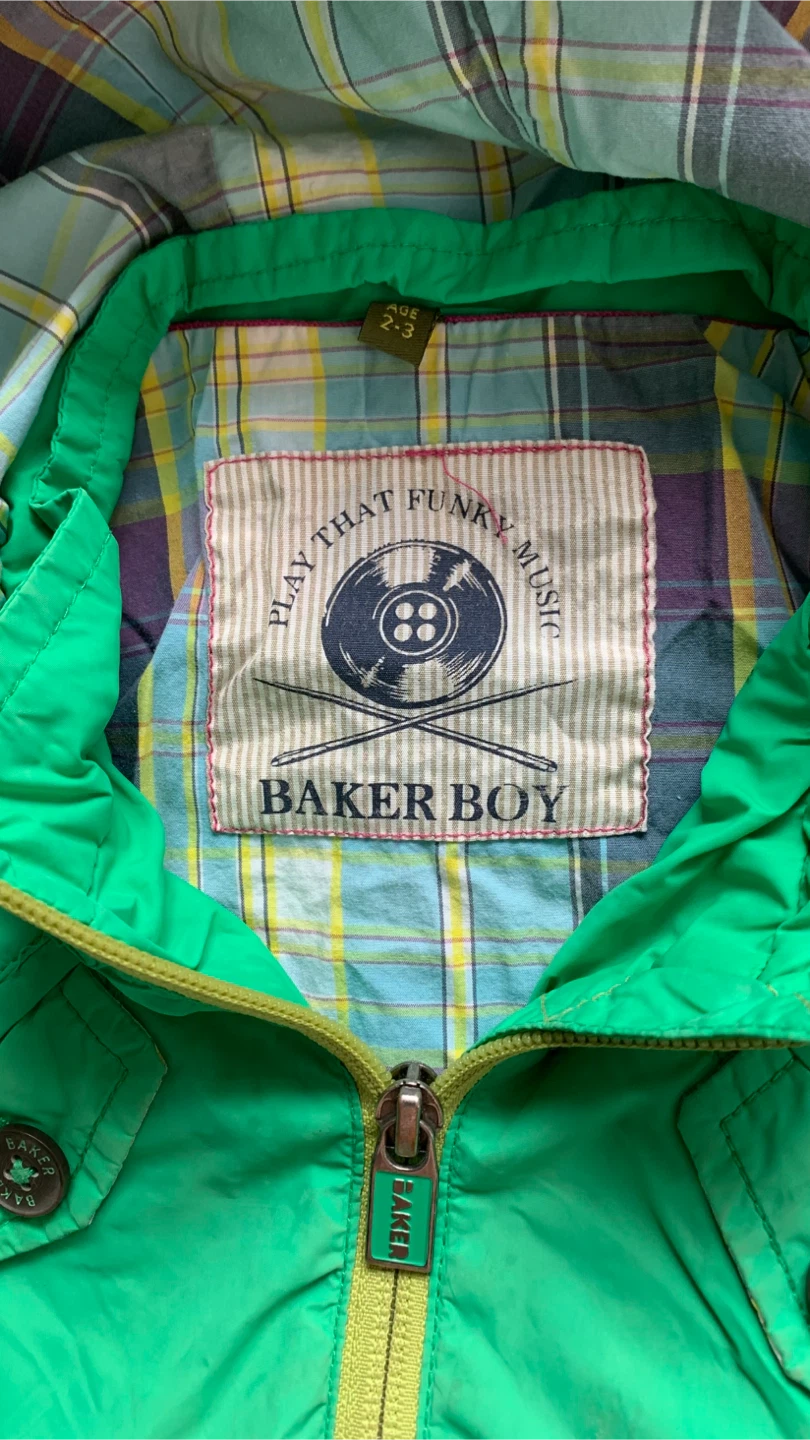 Baker Boy Kids Green Hooded Jacket Age 2-3 - photo 3