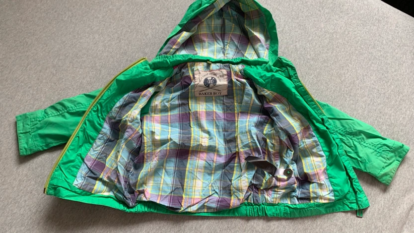 Baker Boy Kids Green Hooded Jacket Age 2-3 - photo 4